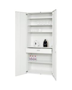ตู้เก็บของแบบแขวนในครัว รุ่น D450 สีขาว สำหรับเก็บของด้านล่าง