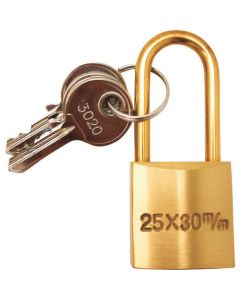 แม่กุญแจกระบอกยาว 25x30mm