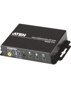 ตัวแปลงวิดีโอ VGA เป็น HDMI / ตัวขยายสัญญาณในตัว / รองรับระบบเสียง