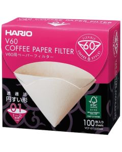 V60 Paper Filter 01 M 100 sheets (Box) 5 อัน