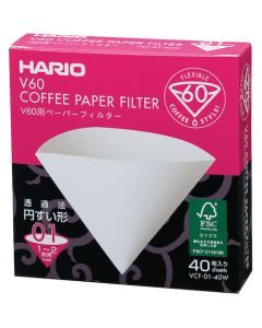 V60 Paper Filter 01 W 40 sheets 10 อัน