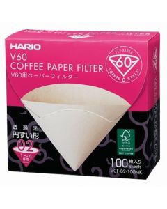 V60 Paper Filter 02 M 100 sheets (Box) 5 อัน