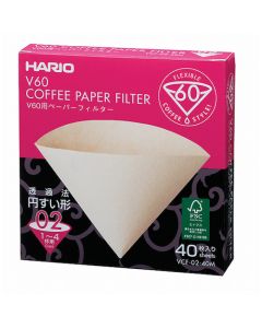 V60 Paper Filter 02 M 40 sheets 10 อัน