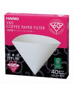 V60 Paper Filter 03 W 40 sheets 10 อัน