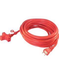 มัลติแทปสามเหลี่ยม 125V-15A 10ม. สีแดง