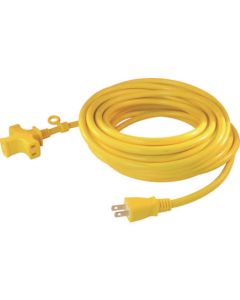 Triangle Multi Extension Cord 10m Yellow 1เส้น