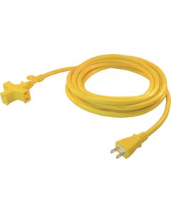 มัลติก๊อกสามเหลี่ยม 125V-15A 5ม. สีเหลือง