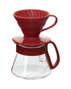 Color Dripper and Pot / Red