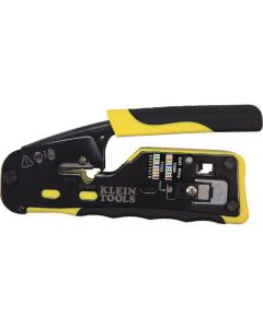 Racheting Pass-Thru Modular Crimper