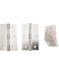 Medium-Thickness Type Stainless Hinge ถุงละ 2แผ่น