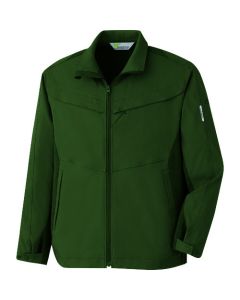เสื้อเบลาส์ผ้ายืดสูง VE626 ท็อปสีเขียวมอส 3L
