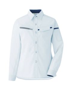 เสื้อเชิ้ตสตรีผ้ายืดผสม Verdexel VELS2531 7 ตัวบน