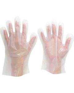 ถุงมือโพลีเอทิลีนแบบใช้แล้วทิ้ง ไซส์ S (100 ชิ้น)