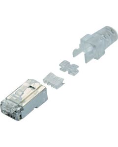 ปลั๊กโมดูลาร์ Cat6 RJ45 (100 ชิ้น)