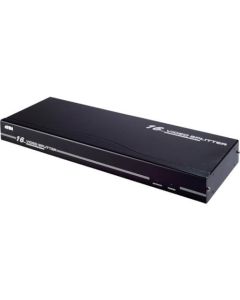 ผู้จัดจำหน่ายวิดีโอ VGA / 1 อินพุต / 16 เอาต์พุต / เสียง