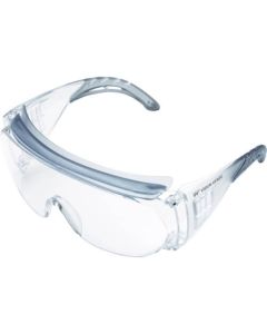 Single Lens Safety Glasses, Over Glasses (chemical resistant)