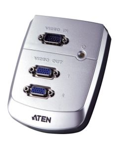 ตัวกระจายวิดีโอ VGA / 1 อินพุต / 2 เอาต์พุต