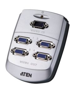 4-Port VGA Splitter Wall Plate(250MHz) 1อัน