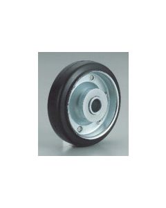 Plate Type Caster J Series (pressed rubber wheel)