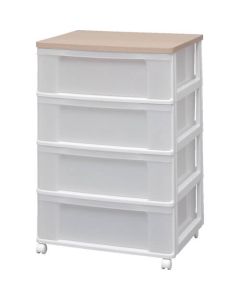 Wood Top Chest