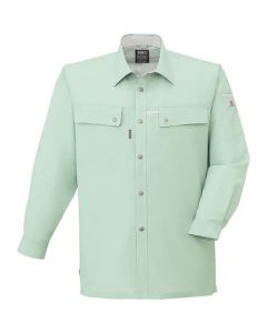 เสื้อเชิ้ตแขนยาว Summer สีเขียวมอส ไซส์ 6L