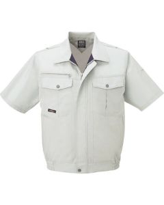 เสื้อเบลาส์แขนสั้น Summer สีเงิน ไซส์ S