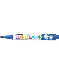 ปากกาไวท์บอร์ดพิมพ์ละเอียดสีน้ำเงิน