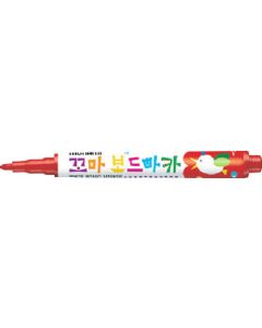ปากกาไวท์บอร์ดพิมพ์ละเอียดสีแดง