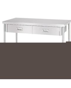 Stainless Steel Table with Drawers 1อัน