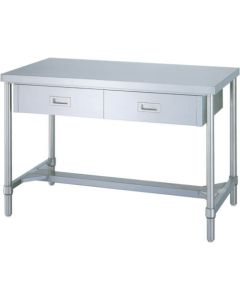Stainless Steel Table with Drawers 1อัน