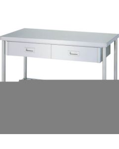Stainless Steel Table with Drawers 1อัน