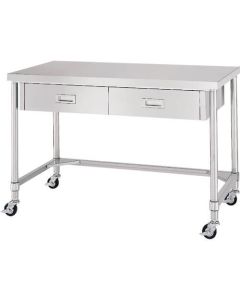 Stainless Steel Table with Drawers 1อัน