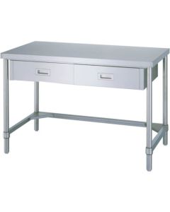 Stainless Steel Table with Drawers 1อัน