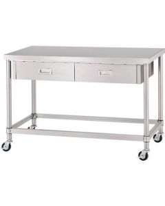 Stainless Steel Table with Drawers 1อัน