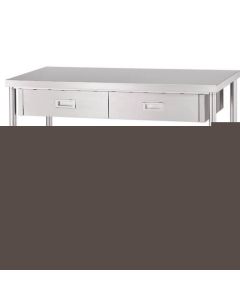 Stainless Steel Table with Drawers 1อัน