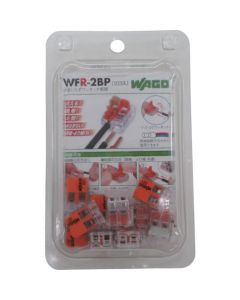 WFR-2 สายเกลียว/คอนเนคเตอร์เชื่อมต่อแบบสัมผัสเดียวสายเดียวสำหรับ 2 รู 10 ชิ้น