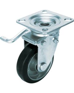 ล้อหมุนพร้อมล้ออุตสาหกรรม 2 ตัว S (ซ้าย) ล้อยางขนาดเส้นผ่านศูนย์กลาง 150
