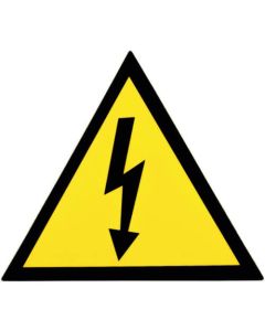 ISO Warning Symboles-Risk of Electric Shock Symbol 1อัน