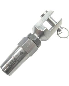 Stainless Steel Lock Terminal Fork 1อัน