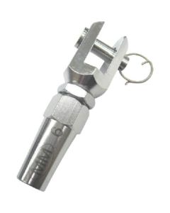 Stainless Steel Lock Terminal Fork 1อัน