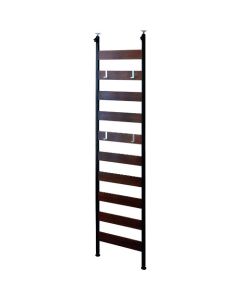 Wood wall rack