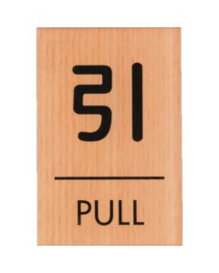 Wood Like Mat Sign