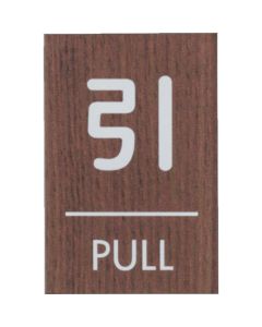 Wood Like Mat Sign
