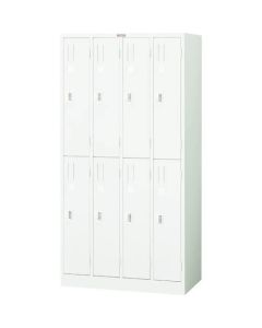 ตู้ล็อคเกอร์แบบกด สำหรับ 8 คน 900x515xH1790 W สี