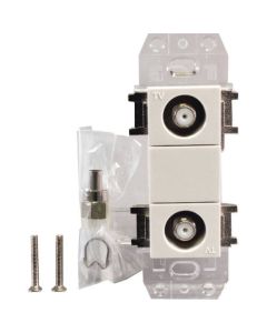 Series unit TV terminal 2-terminal type with upstream cut switch 1อัน
