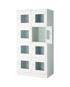 Multiple Tier Locker with Window