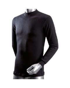 เสื้อคอสูงเก็บความร้อน (สีดำ/L)