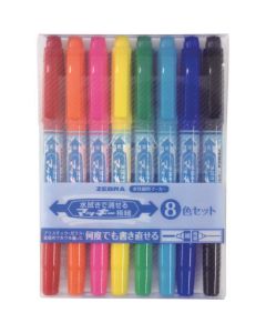 Mackie ultra-fine ชุด 8 สีที่สามารถลบได้ด้วยผ้าชุบน้ำหมาดๆ