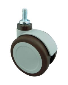 Screw type Dual Wheel Caster