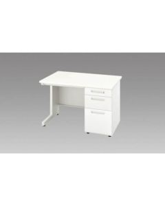 Desk with a Tier of Drawers on one Side
